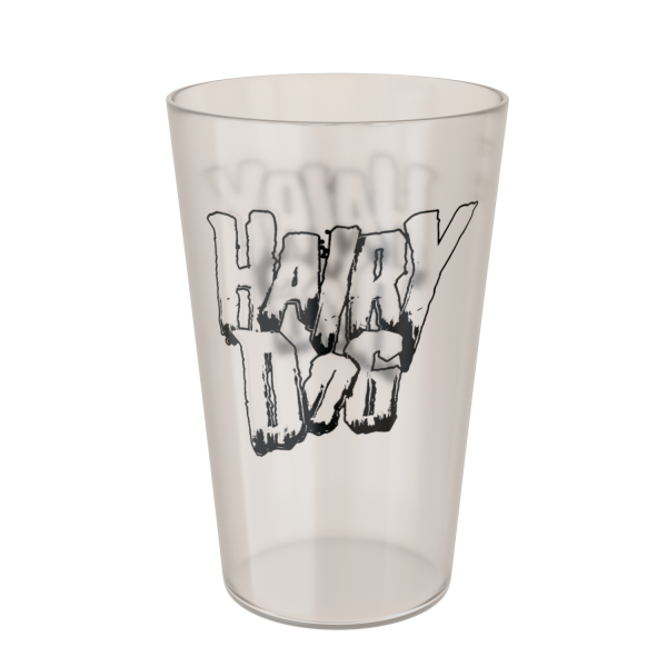 Hairy Dog Half Pint Cup Single Colour Print