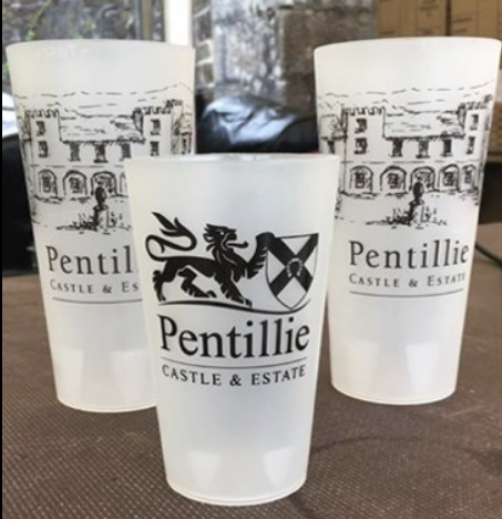 Pentillie Castle Re-usable Event Cups