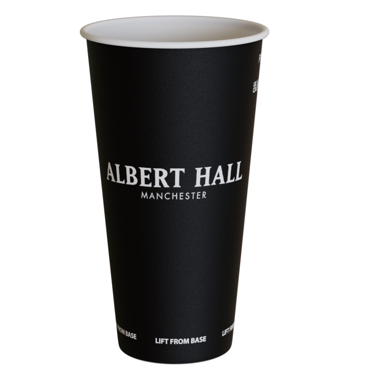 Plastic Free Paper Pint Cup Customised and Recyclable