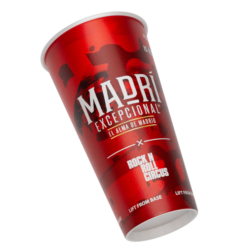 Branded Cup - MADRI - 1 PINT UKCA