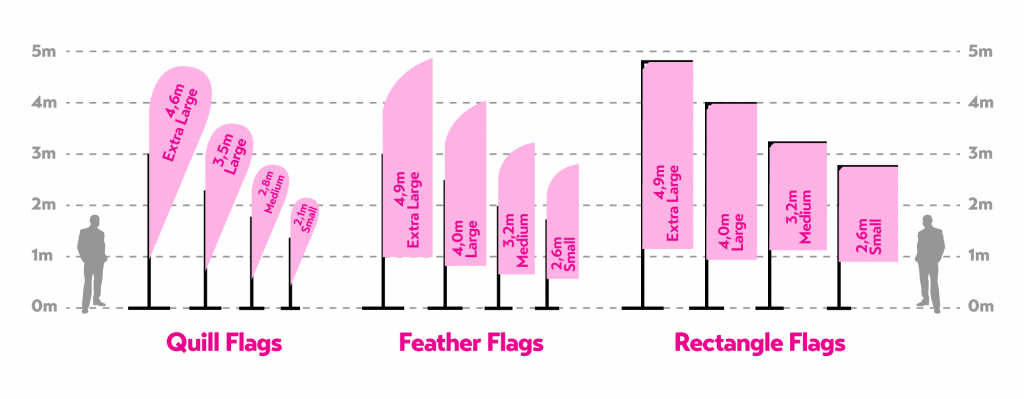 Branded Festival Feather Flag for events and festivals